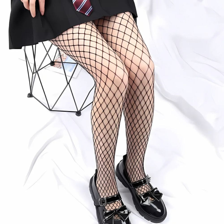 Rajstopy kabaretki średnie oczka