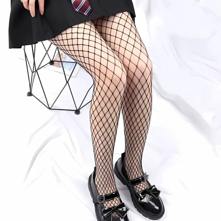 Rajstopy kabaretki średnie oczka