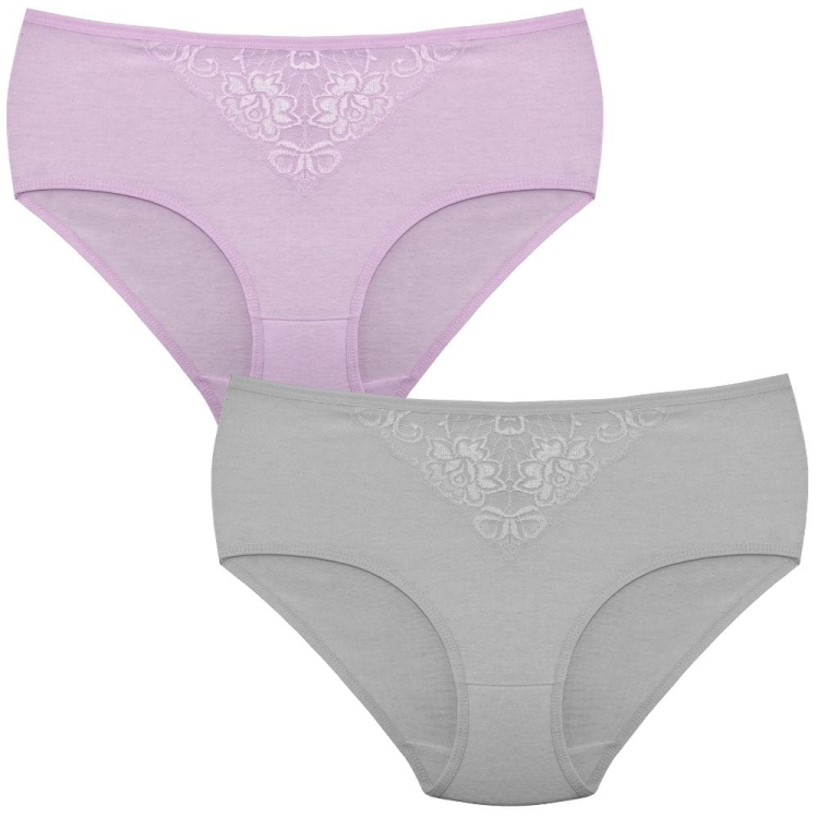 Majtki bawełniane damskie z wysokim stanem