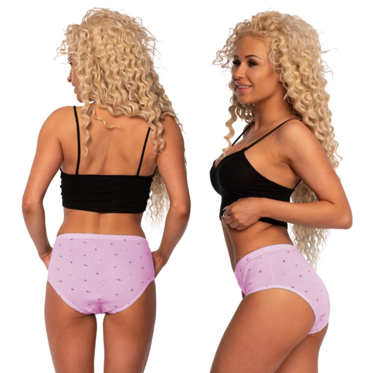 Cotton World majtki z wysokim stanem bawełniane