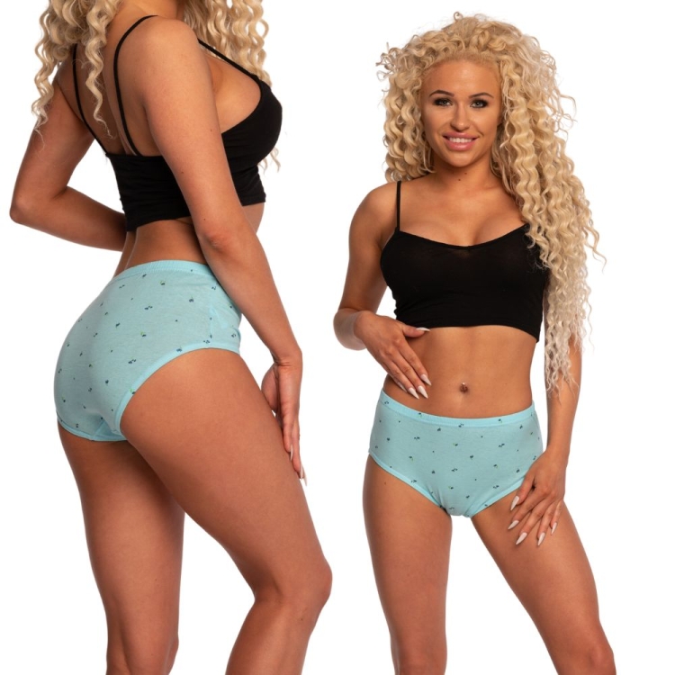 Cotton World majtki z wysokim stanem bawełniane