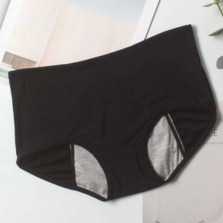 Majtki menstruacyjne czarne figi zestaw 3pak