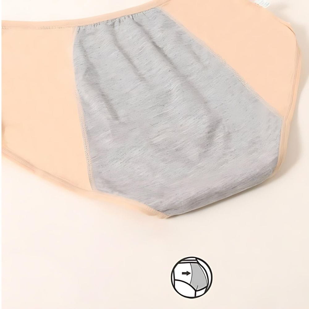 Majtki menstruacyjne czarne na okres