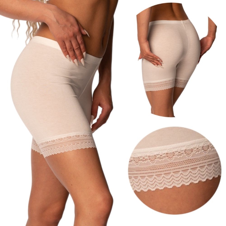 Koronkowe majtki przeciw otarciom ud