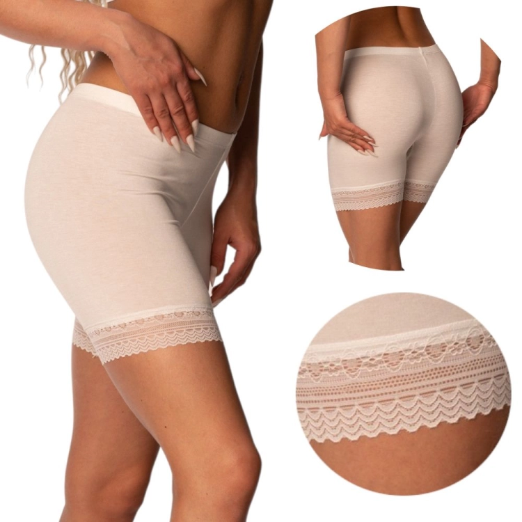Koronkowe majtki przeciw otarciom ud