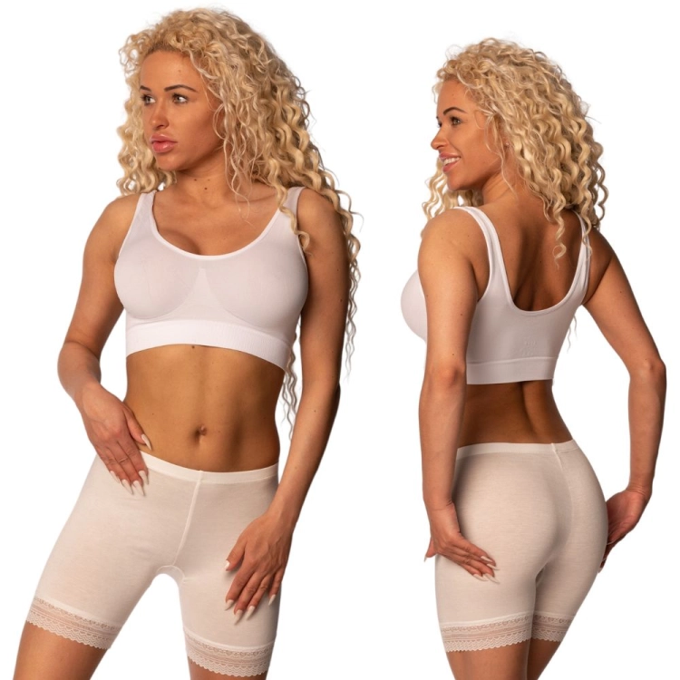 Koronkowe majtki przeciw otarciom ud