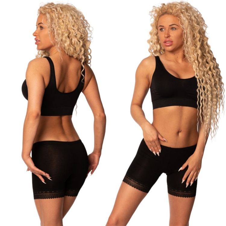 Koronkowe majtki przeciw otarciom ud