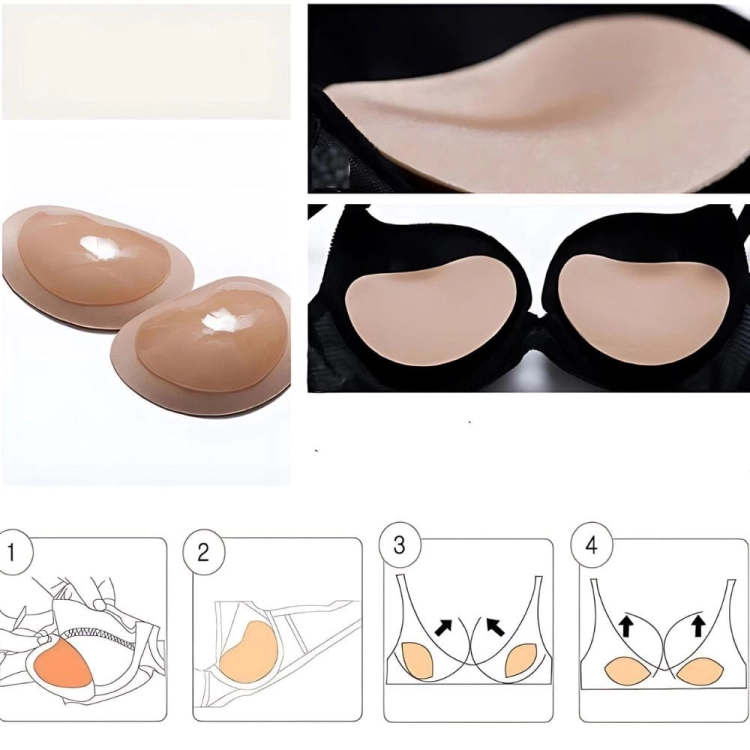 Wkładki do bikini silikonowe samoprzylepne