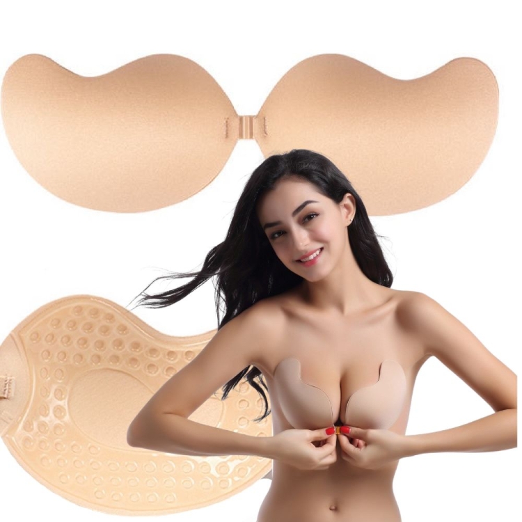 Stanik samonośny push up biustonosz gołe plecy