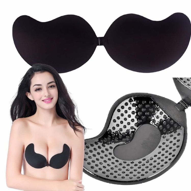 Stanik samonośny push up biustonosz gołe plecy