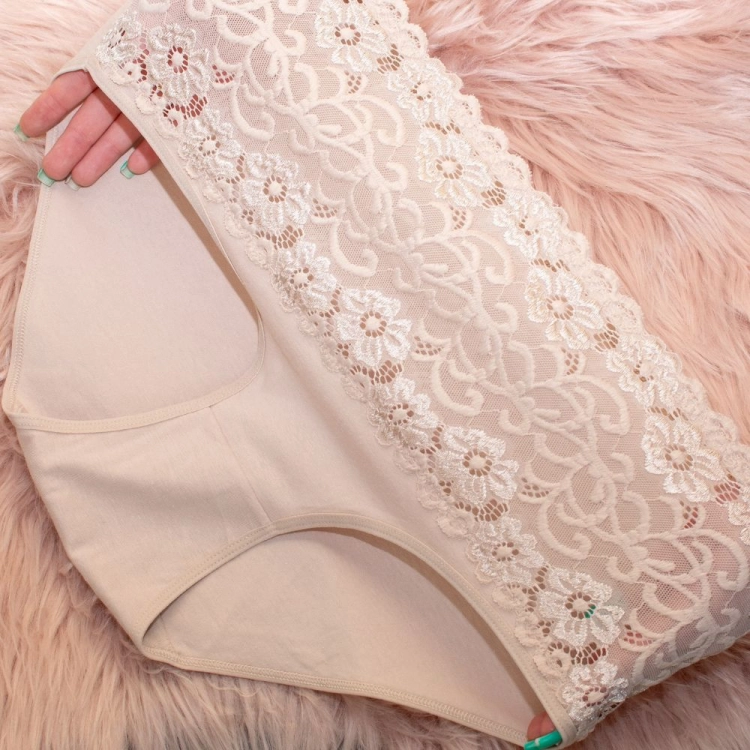 Majtki z koronką wysoki stan zestaw 5-pak