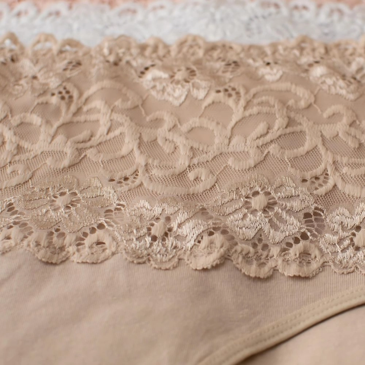 Majtki z koronką wysoki stan zestaw 5-pak