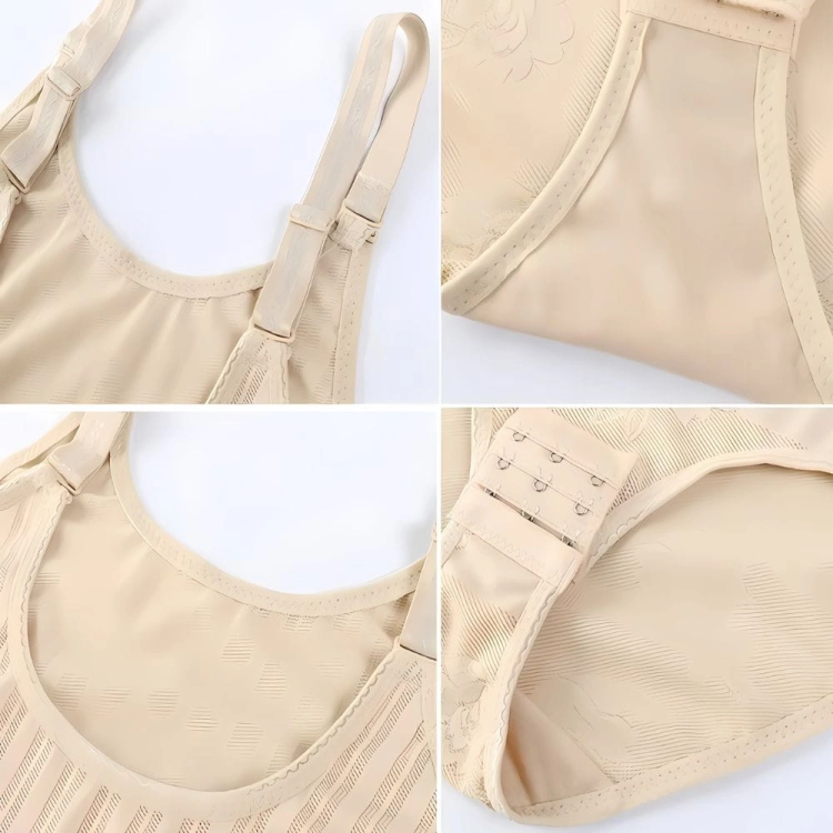 Body Damskie Wyszczuplające Beżowe