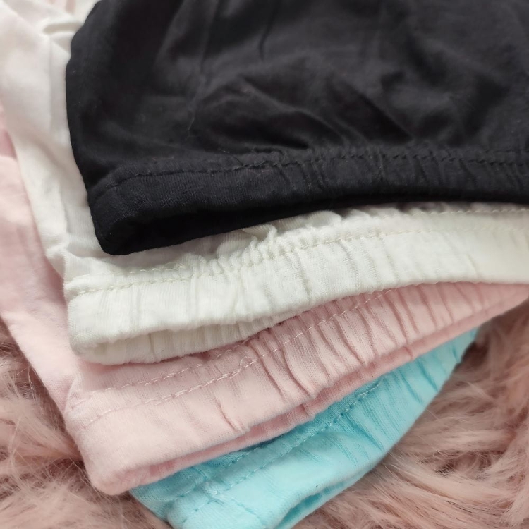 Majtki figi damskie gładkie 5-pak