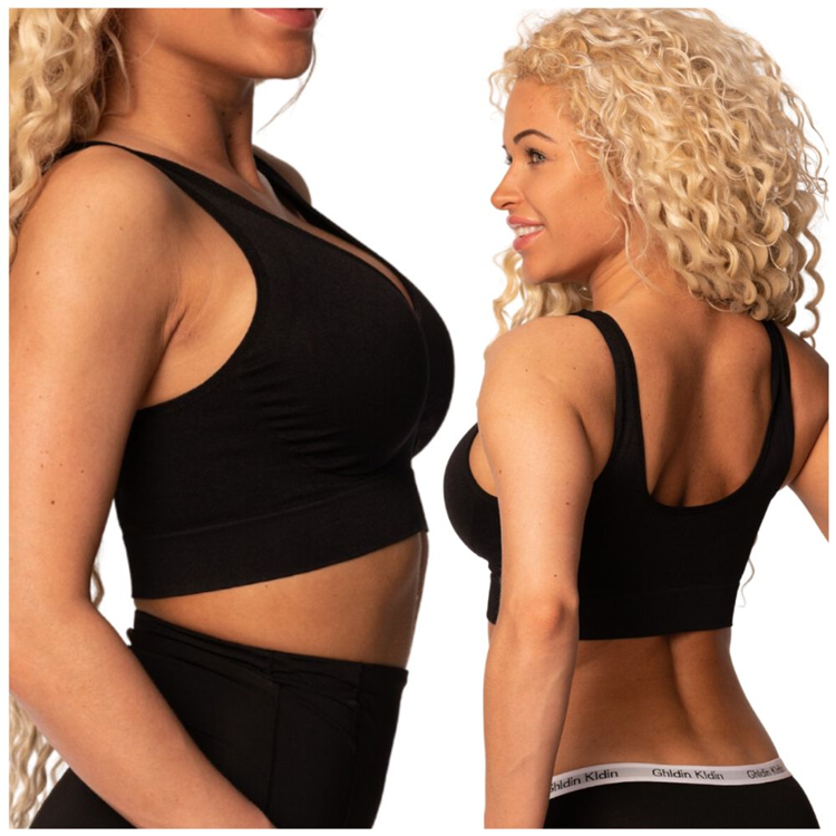 Biustonosz bez fiszbin sportowy top