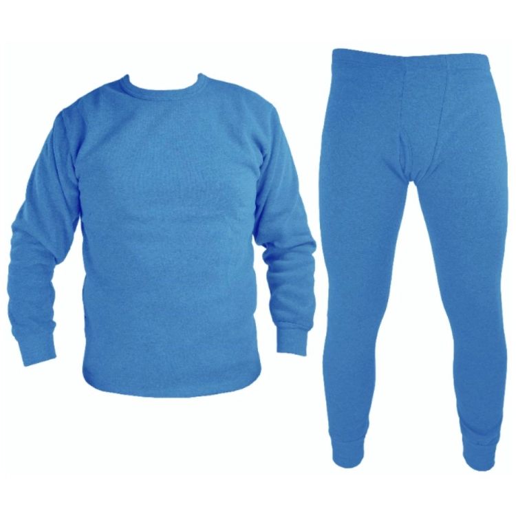 Kalesony i bluzka z długim rękawem niebieskie