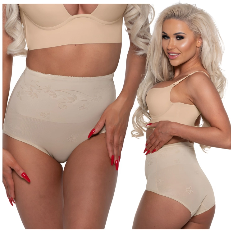 Majtki wyszczuplające i modelujące Kylec beżowe