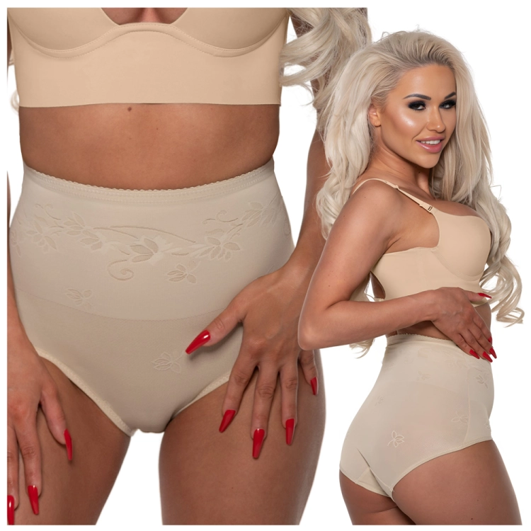 Majtki wyszczuplające i modelujące Kylec beżowe