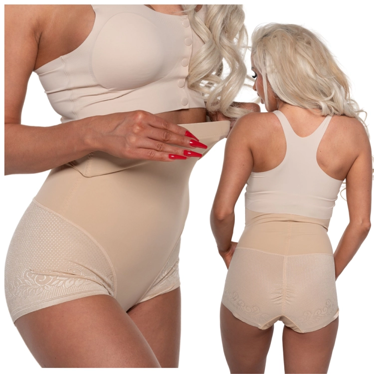 Majtki damskie modelujące pośladki ala szorty