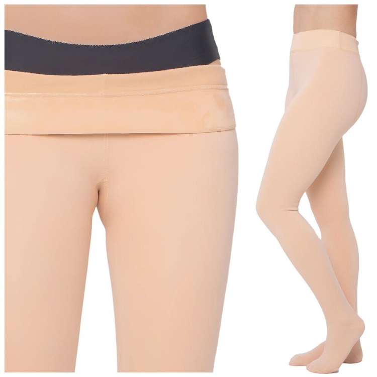 Ocieplane rajstopy czarne damskie 380 DEN