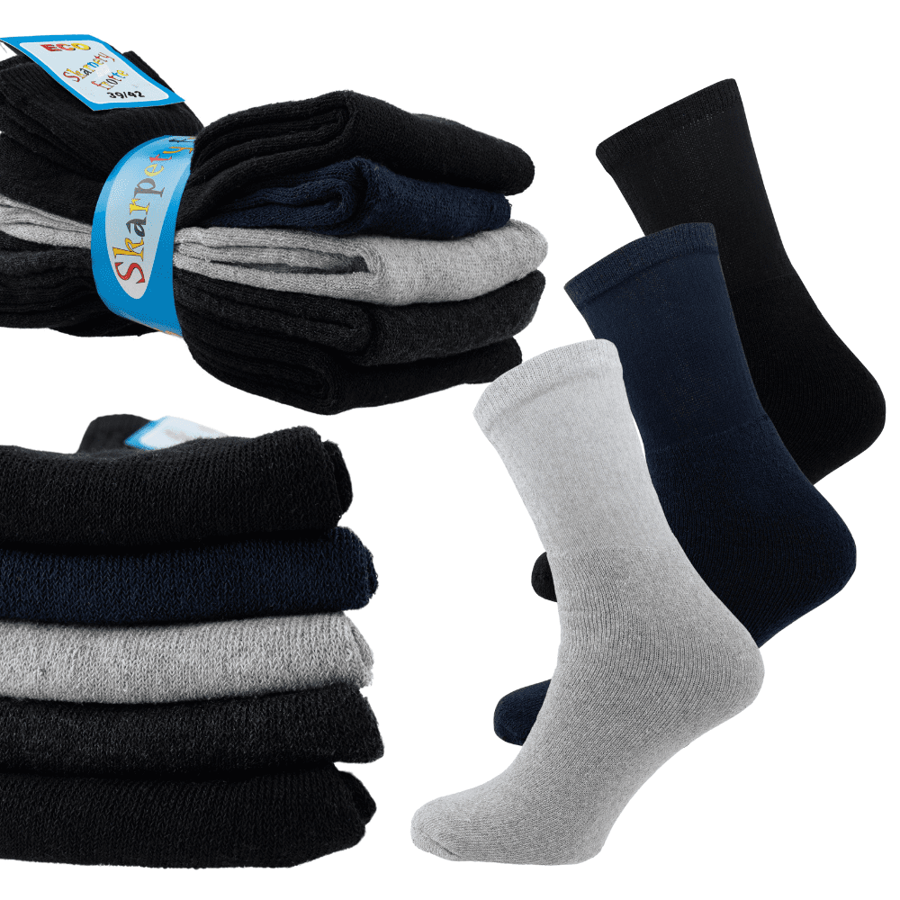 Skarpety frotte unisex bawełniane mix kolorów 5-PAK