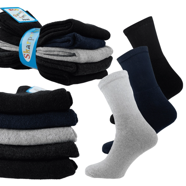 Skarpety frotte unisex bawełniane mix kolorów 5-PAK