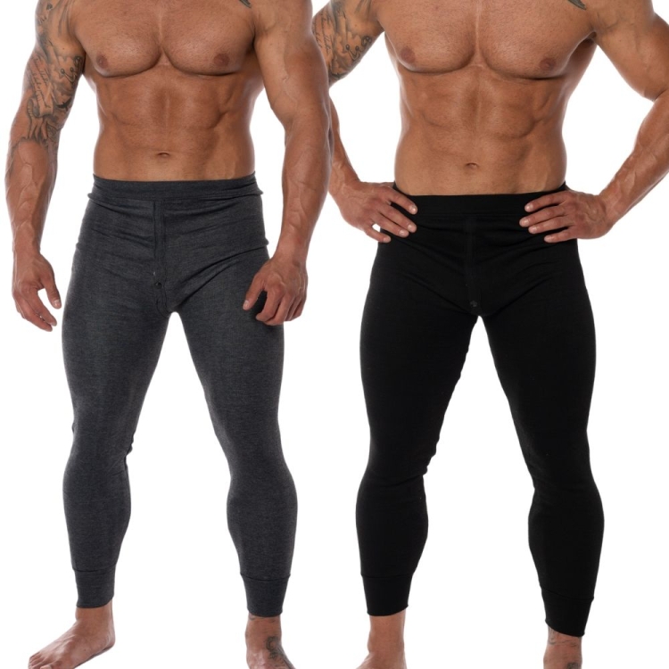 Kalesony męskie termiczne z polarem