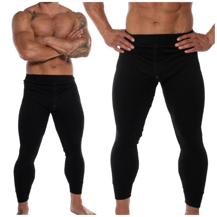 Kalesony męskie termiczne z polarem