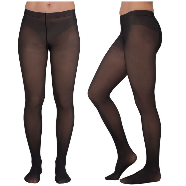 Rajstopy ocieplane czarne termiczne 280 DEN