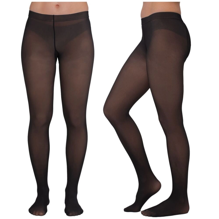 Rajstopy ocieplane czarne termiczne 280 DEN