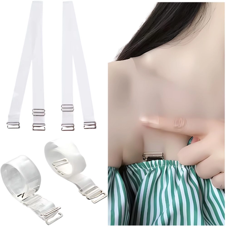 Ramiączka do stanika regulowane silikonowe