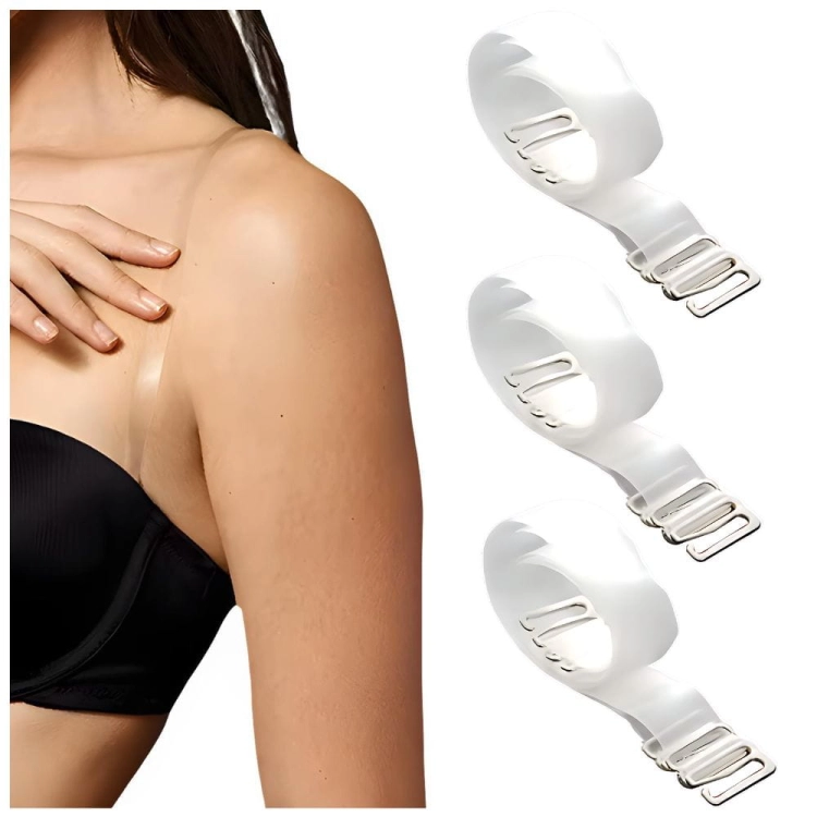 Ramiączka do stanika regulowane silikonowe