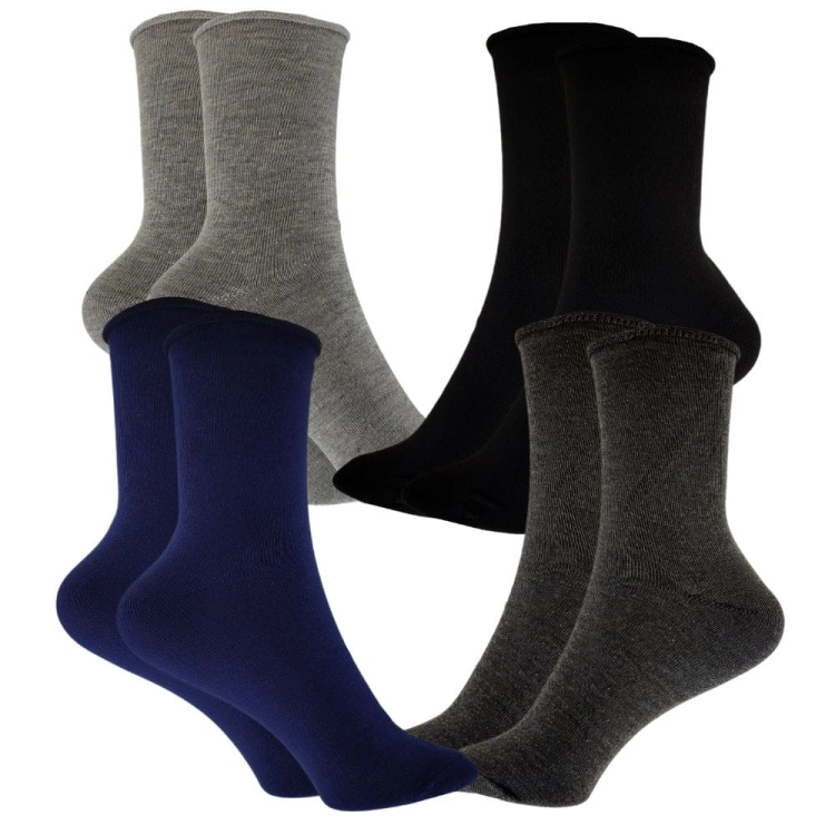 Skarpetki bezuciskowe bawełniane zestaw 5 par mix kolorów