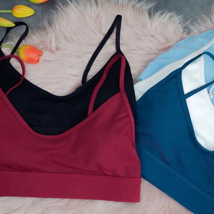 Strój kąpielowy wysoki stan prążkowany biały