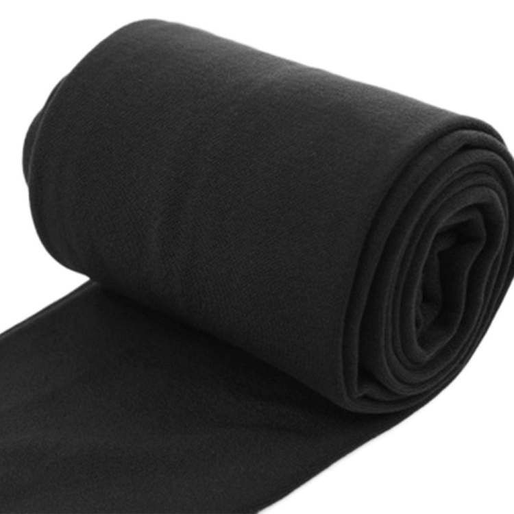 Legginsy termiczne damskie ocieplane z futerkiem czarne