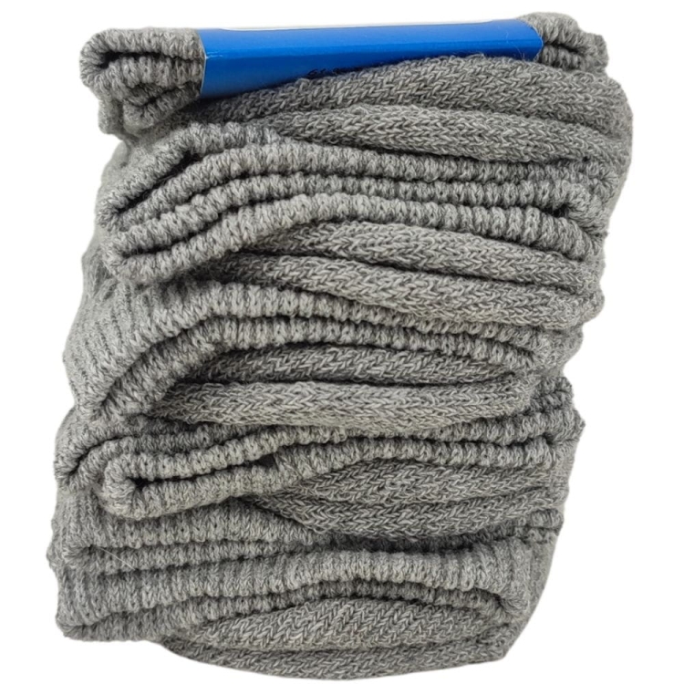 5-PAK Skarpety bawełniane męskie bezuciskowe szare