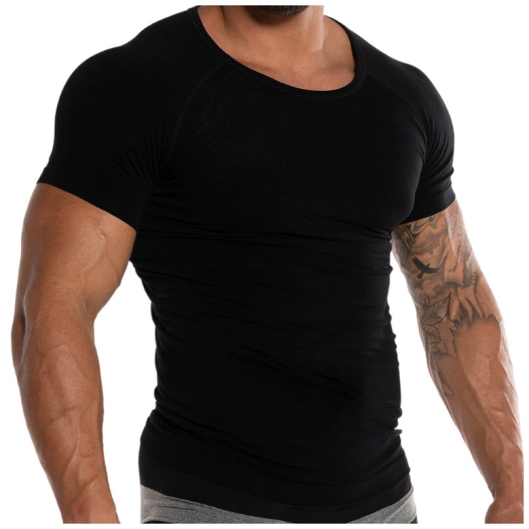 Koszulka męska bawełniana T-shirt czarna