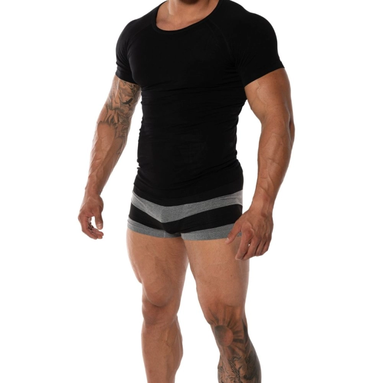 Koszulka męska bawełniana T-shirt czarna