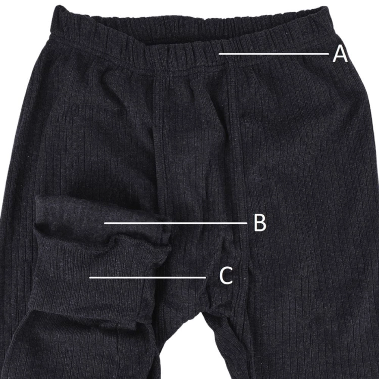 Podkoszulek kalesony bawełniane męskie komplet ciemnoszary