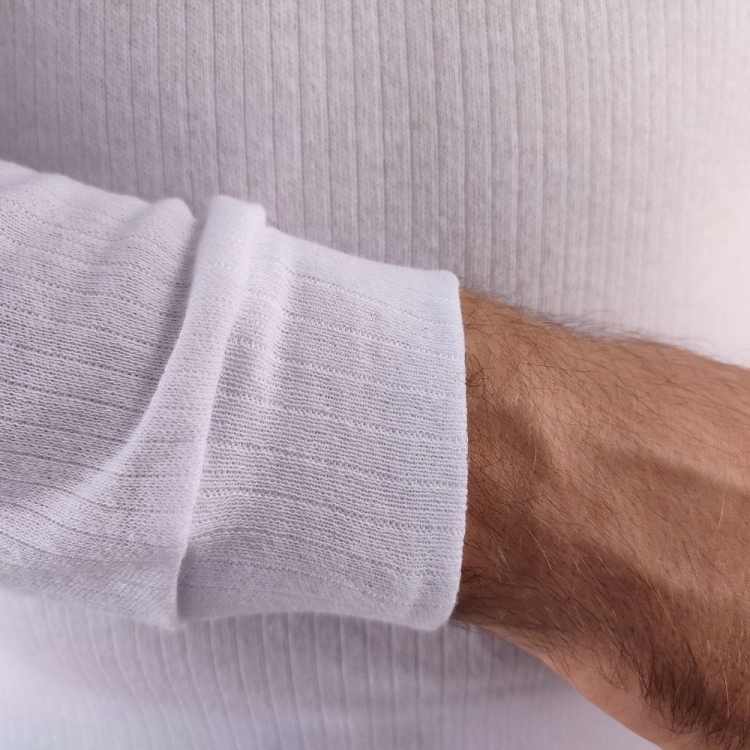 Podkoszulek kalesony bawełniane męskie komplet ciemnoszary