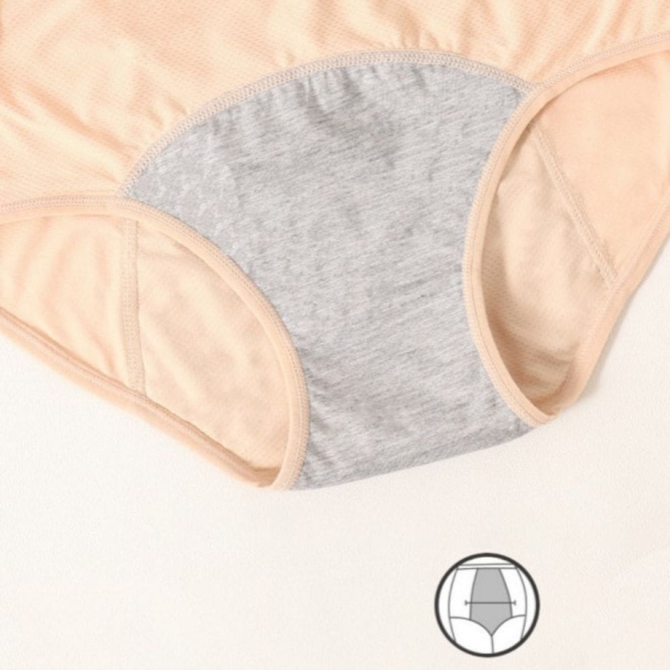 Majtki menstruacyjne na okres chłonne wielorazowe czerwone