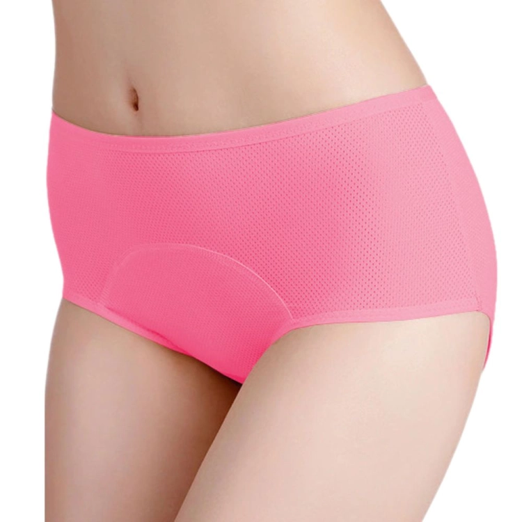 Majtki menstruacyjne na okres chłonne wielorazowe różowe