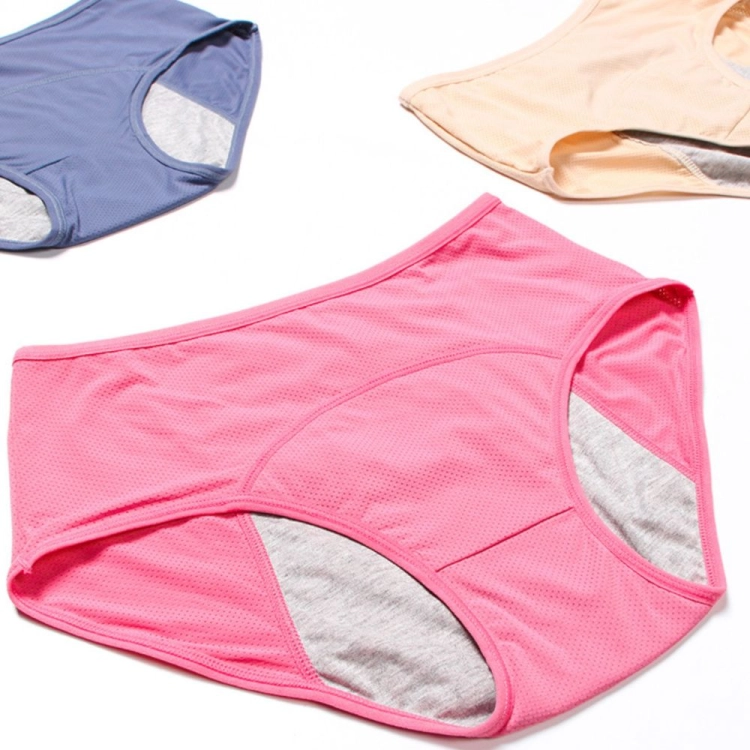 Majtki menstruacyjne na okres chłonne wielorazowe różowe