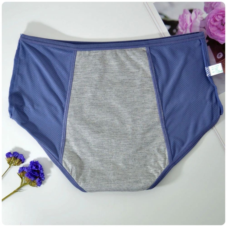 Majtki menstruacyjne na okres chłonne wielorazowe granatowe