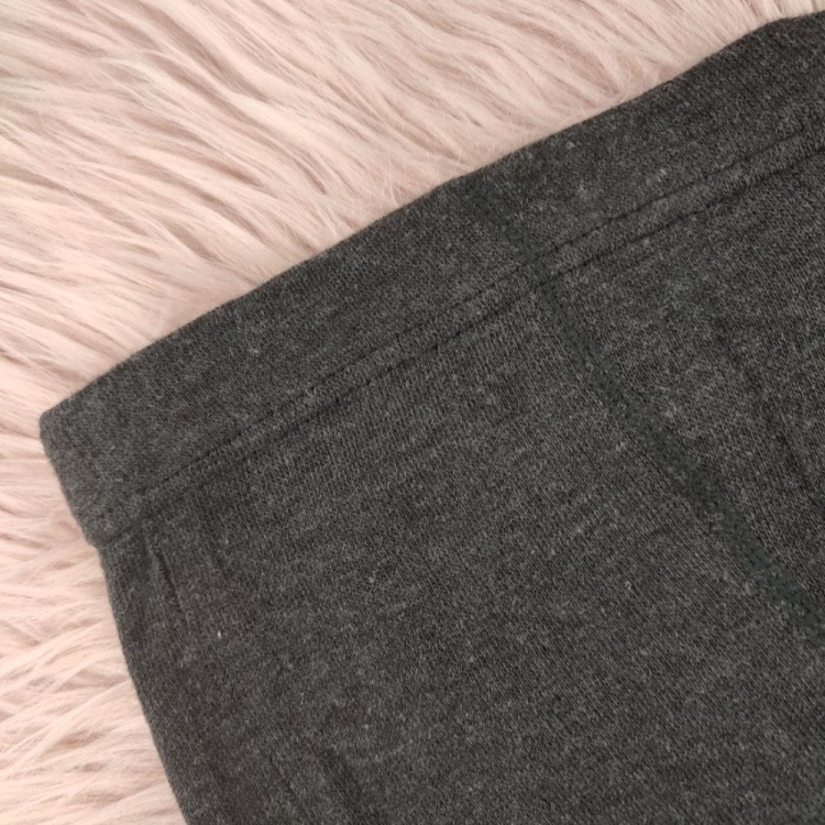 Rajstopy damskie bawełniane lekko ocieplane z meszkiem ciemnoszare