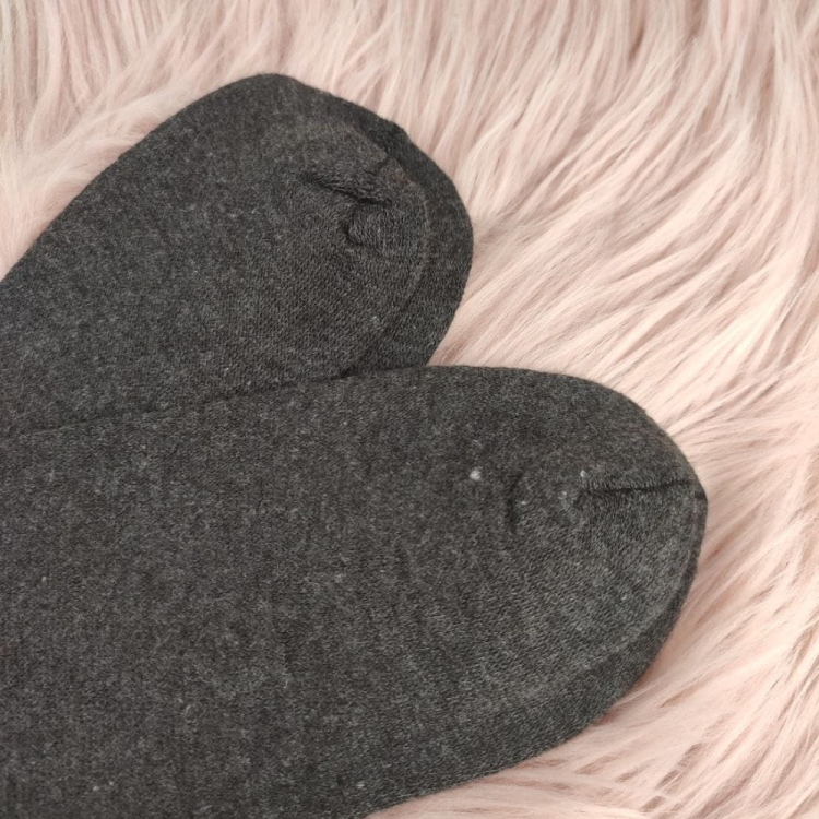 Rajstopy damskie bawełniane lekko ocieplane z meszkiem ciemnoszare