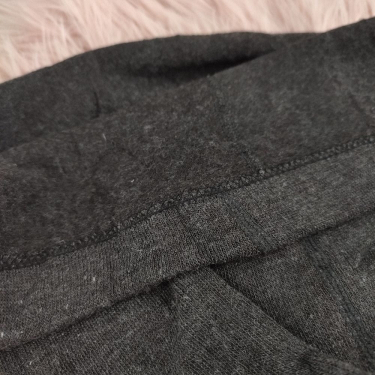 Rajstopy damskie bawełniane lekko ocieplane z meszkiem ciemnoszare