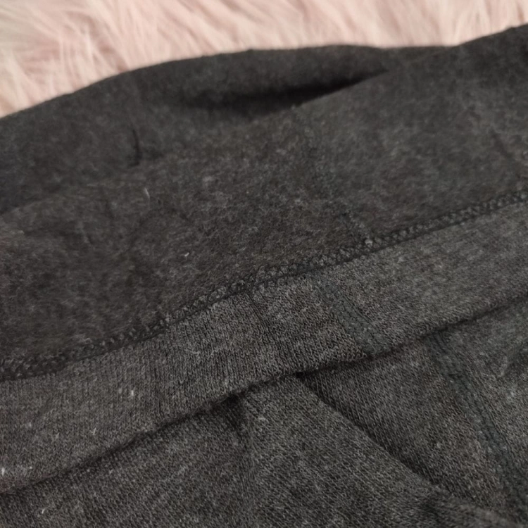 Rajstopy damskie bawełniane lekko ocieplane z meszkiem ciemnoszare