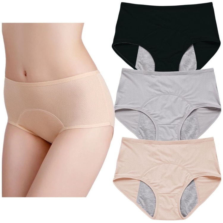 Majtki menstruacyjne na okres chłonne wielorazowe 3 szt.