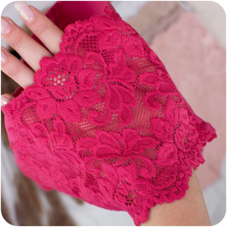 6 par Majtki damskie bawełniane z miękką koronką mix